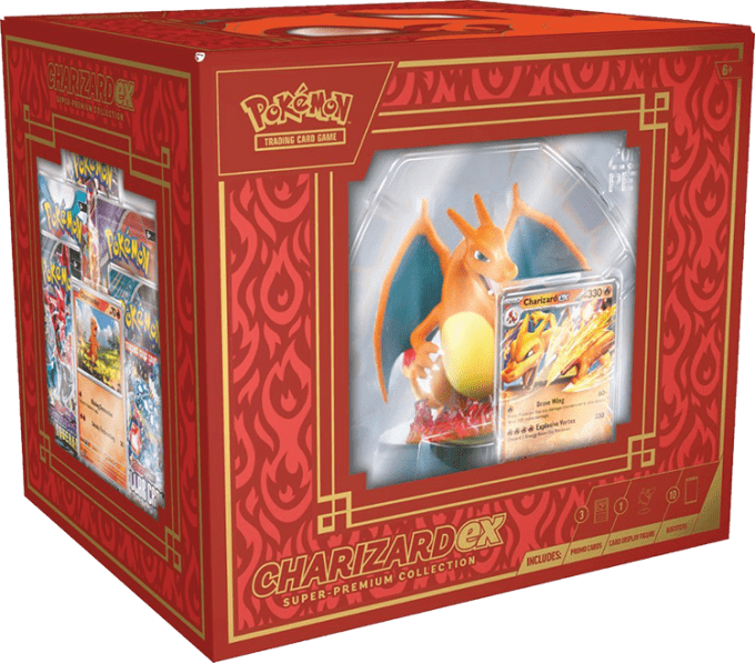 Coffret Dracaufeu Super Premium Figurine - FR